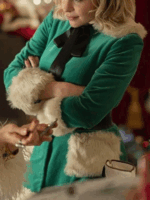 Emilia Clarke Last Christmas Green Jacket