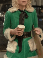 Emilia Clarke Last Christmas Green Jacket