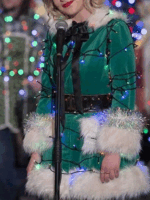 Emilia Clarke Last Christmas Green Jacket