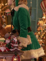 Emilia Clarke Last Christmas Green Jacket