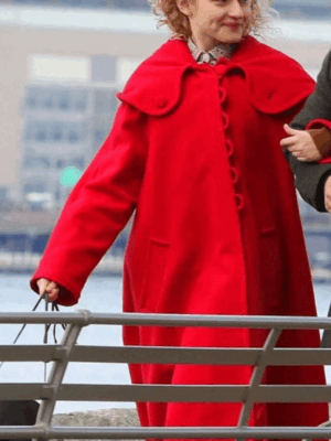 Modern Love Julia Garner Red Trench Coat