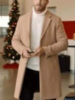 Moms Christmas Boyfriend 2023 Anthony Bewlz Beige Wool Coat